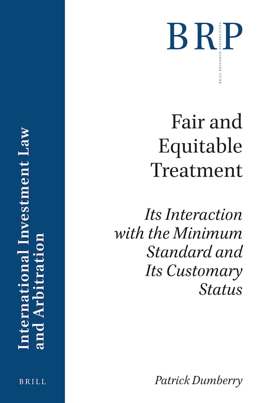 Couverture_Fair and Equitable Treatment