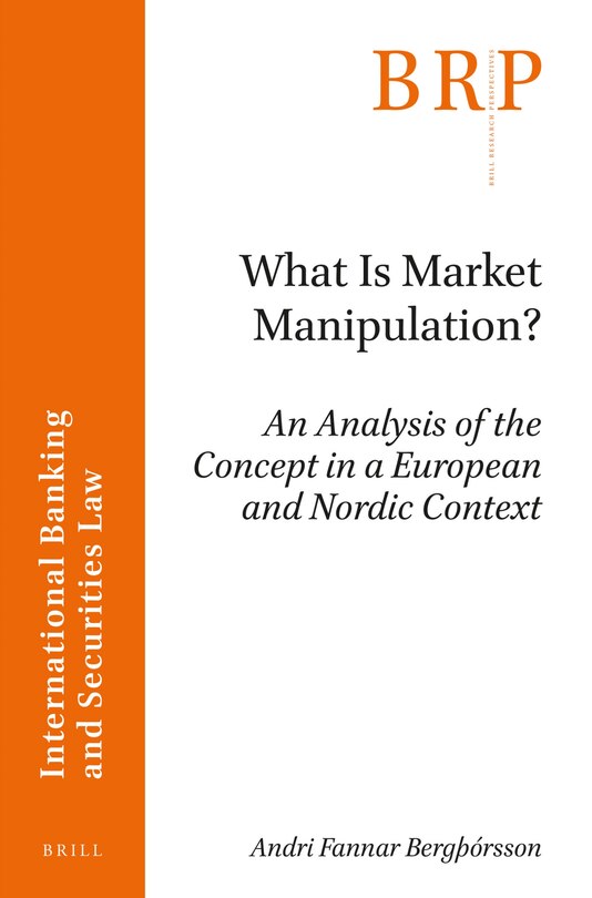 Couverture_What is Market Manipulation?