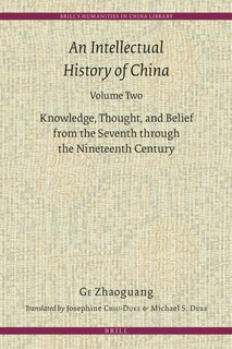 Couverture_An Intellectual History of China, Volume Two