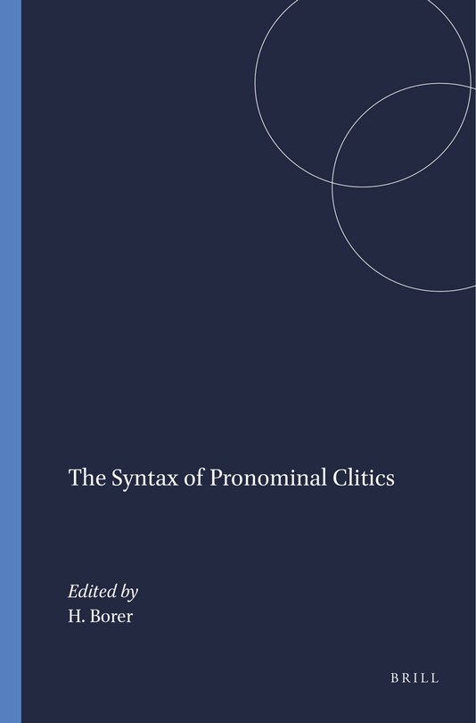 Front cover_The Syntax of Pronominal Clitics