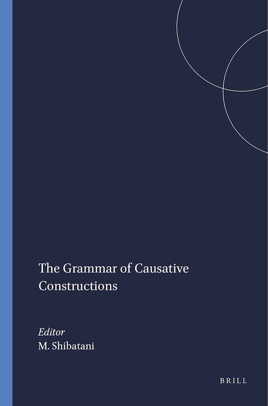 Front cover_The Grammar of Causative Constructions