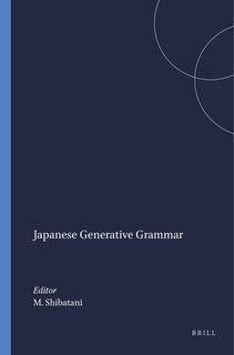Front cover_Japanese Generative Grammar