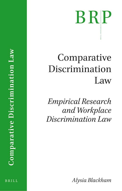 Front cover_Empirical Research and Workplace Discrimination Law