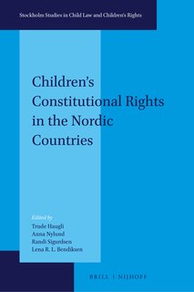 Couverture_Children&rsquo;s Constitutional Rights in the Nordic Countries