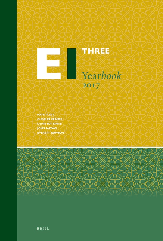 Couverture_Encyclopaedia of Islam Three Yearbook 2017