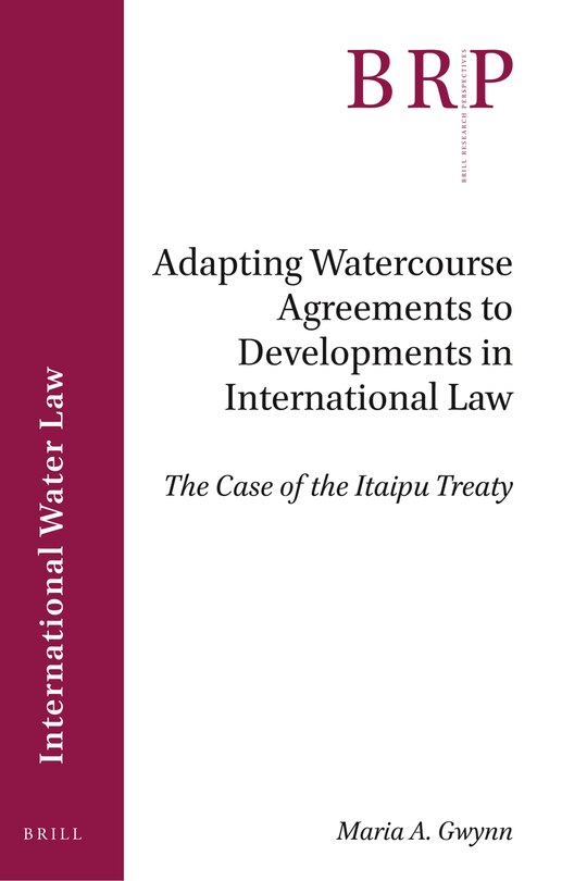 Front cover_Adapting Watercourse Agreements to Developments in International Law