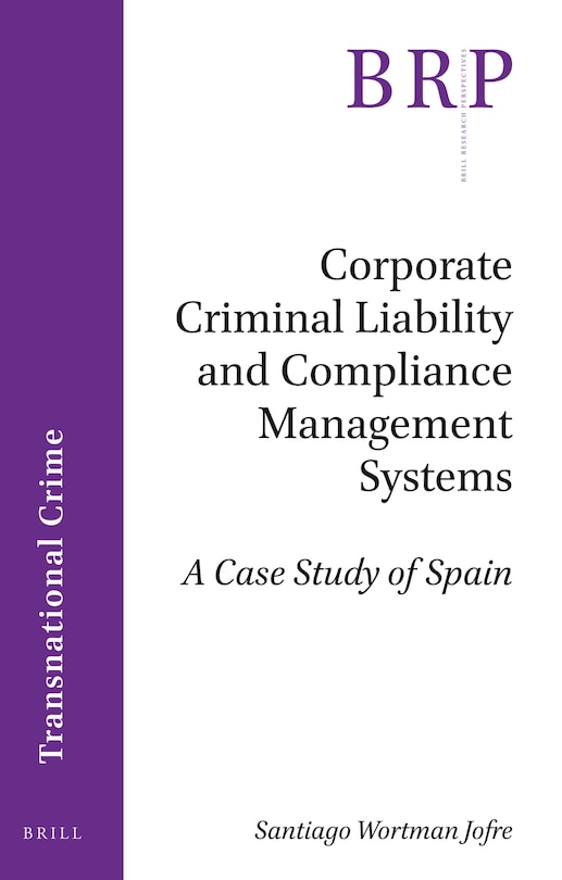 Front cover_Corporate Criminal Liability and Compliance Management Systems
