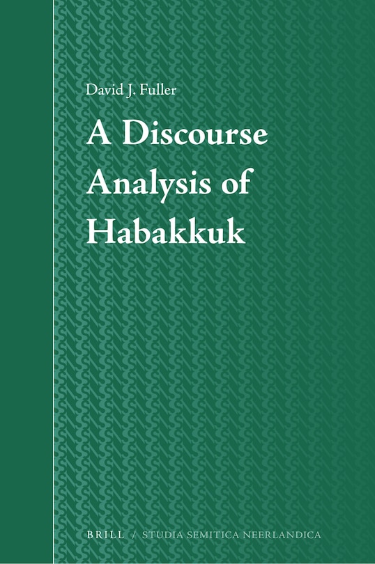 Front cover_A Discourse Analysis of Habakkuk
