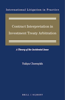 Couverture_Contract Interpretation in Investment Treaty Arbitration