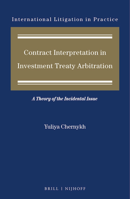Couverture_Contract Interpretation in Investment Treaty Arbitration