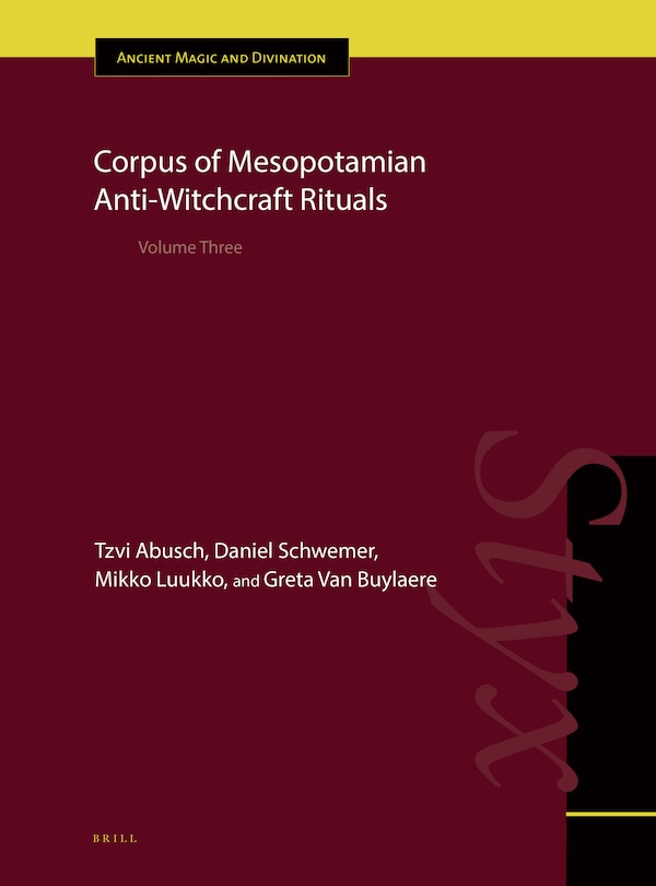 Couverture_Corpus of Mesopotamian Anti-Witchcraft Rituals
