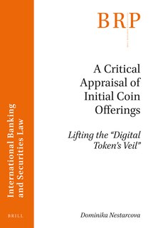 Couverture_A Critical Appraisal of Initial Coin Offerings