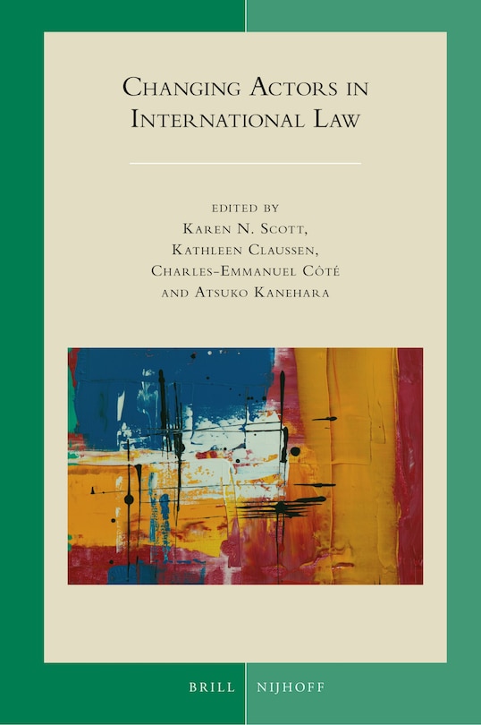 Front cover_Changing Actors in International Law