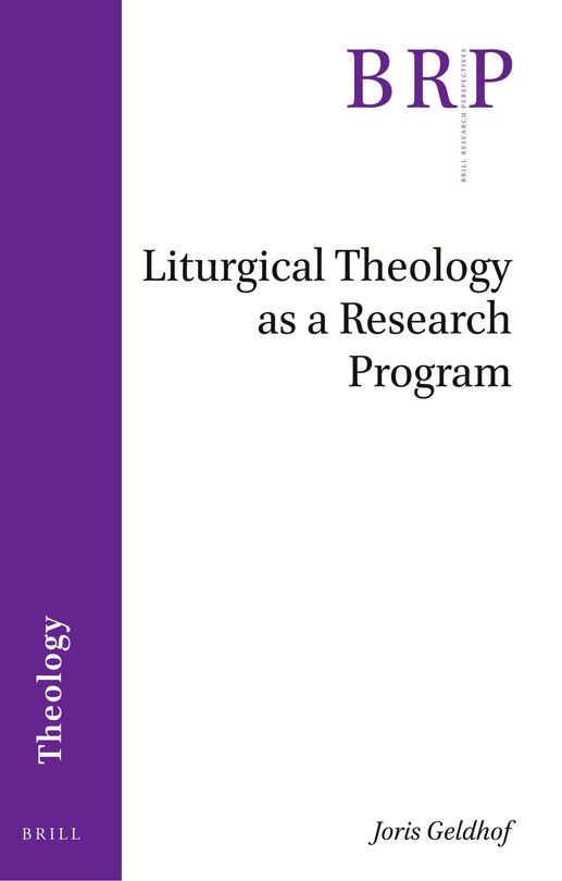 Front cover_Liturgical Theology as a Research Program