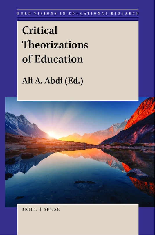 Couverture_Critical Theorizations of Education