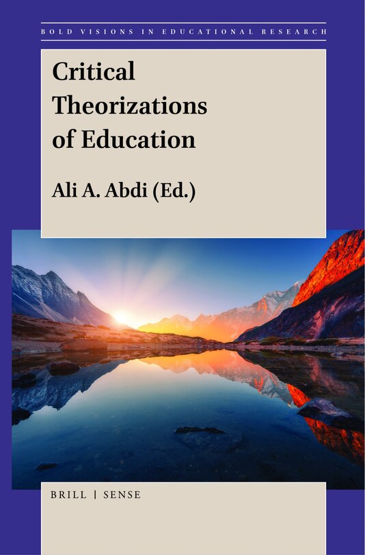Couverture_Critical Theorizations of Education