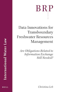 Couverture_Data Innovations for Transboundary Freshwater Resources Management