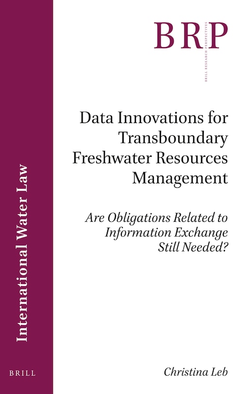 Couverture_Data Innovations for Transboundary Freshwater Resources Management