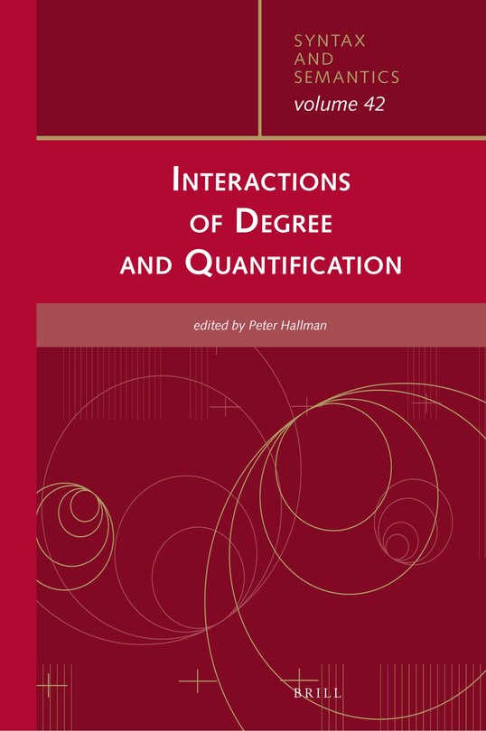 Front cover_Interactions of Degree and Quantification