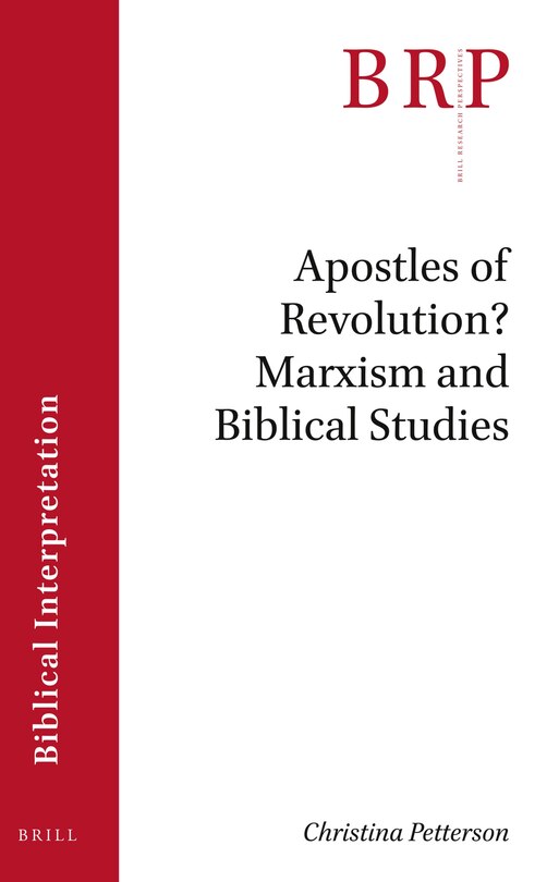 Couverture_Apostles of Revolution? Marxism and Biblical Studies
