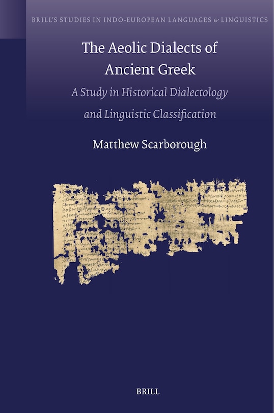 Couverture_The Aeolic Dialects of Ancient Greek