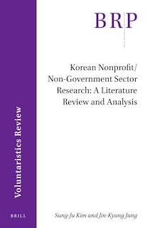 Couverture_Korean Nonprofit/Non-Government Sector Research