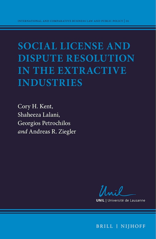 Couverture_Social License and Dispute Resolution in the Extractive Industries