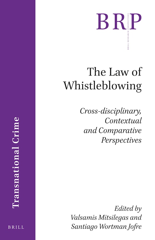 Couverture_The Law of Whistleblowing
