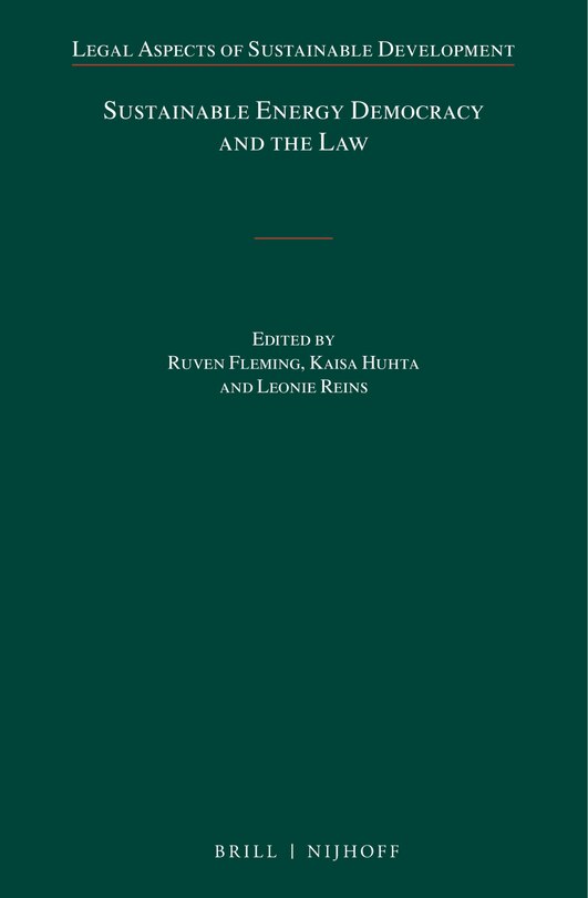 Couverture_Sustainable Energy Democracy and the Law