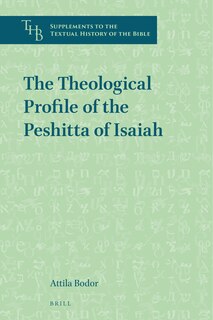 Couverture_The Theological Profile of the Peshitta of Isaiah