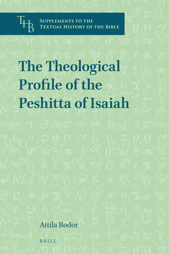 Couverture_The Theological Profile of the Peshitta of Isaiah