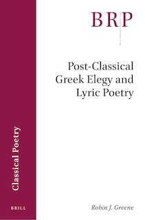 Couverture_Post-Classical Greek Elegy and Lyric Poetry