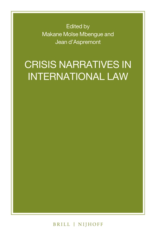 Couverture_Crisis Narratives in International Law