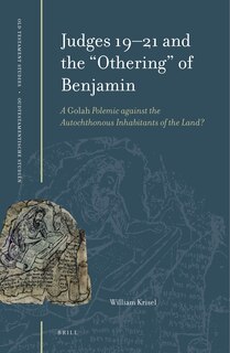 Front cover_Judges 19-21 and the &ldquo;Othering&rdquo; of Benjamin