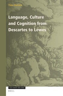 Front cover_Language, Culture and Cognition from Descartes to Lewes