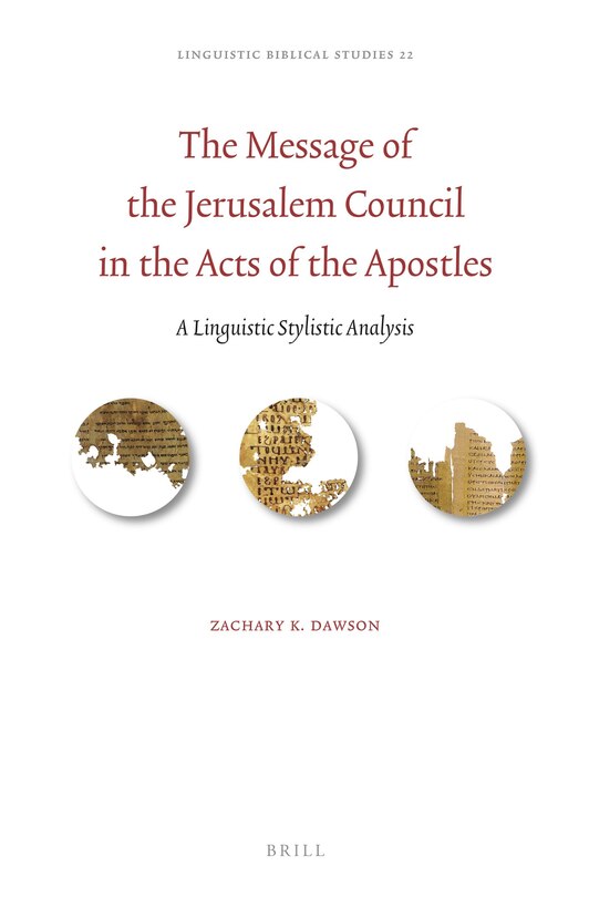 Couverture_The Message of the Jerusalem Council in the Acts of the Apostles