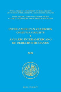 Front cover_Inter-American Yearbook on Human Rights / Anuario Interamericano de Derechos Humanos, Volume 37 (2021) (Volume I)