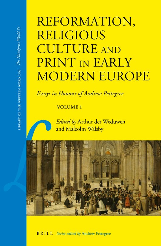 Front cover_Reformation, Religious Culture and Print in Early Modern Europe