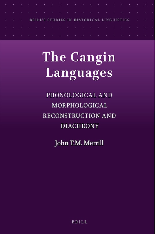 Front cover_The Cangin Languages