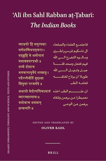 Front cover_ʿalī Ibn Sahl Rabban Aṭ-Ṭabarī The Indian Books