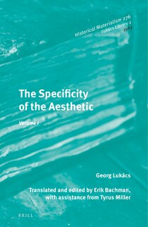 Front cover_The Specificity of the Aesthetic, Volume 1