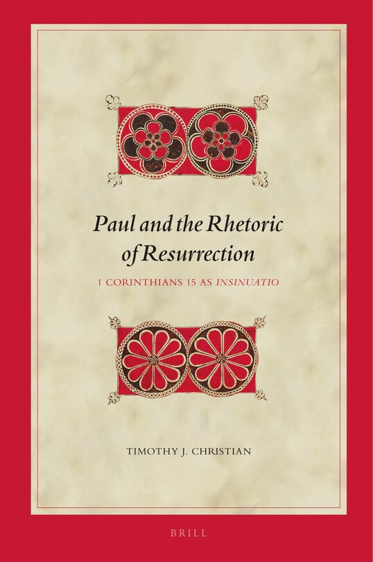 Front cover_Paul and the Rhetoric of Resurrection