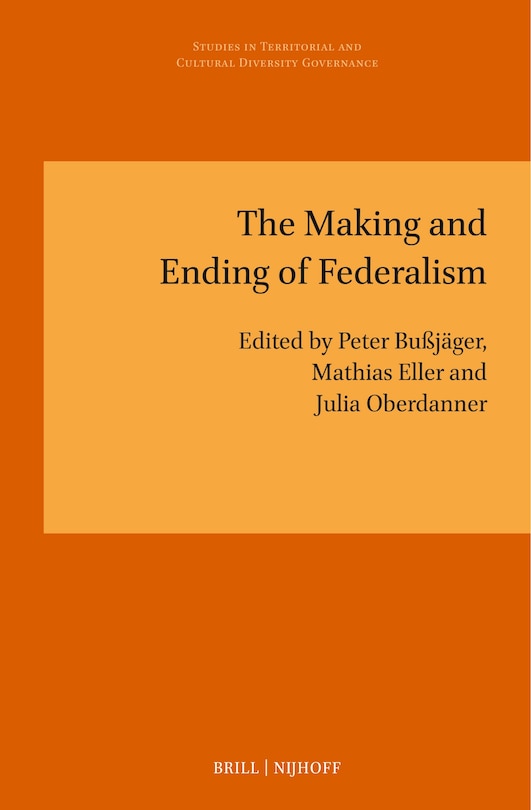 Couverture_The Making and Ending of Federalism