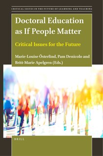 Couverture_Doctoral Education as If People Matter