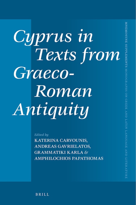 Couverture_Cyprus in Texts from Graeco-Roman Antiquity