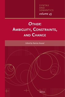 Couverture_Other: Ambiguity, Constraints, and Change