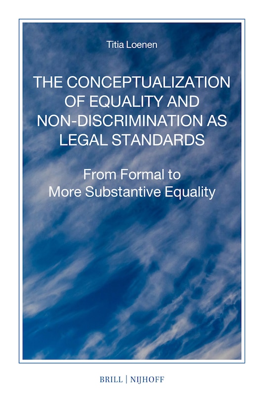 Couverture_The Conceptualization of Equality and Non-discrimination as Legal Standards