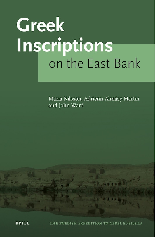 Couverture_Greek Inscriptions on the East Bank