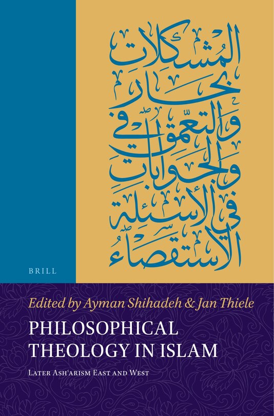 Front cover_Philosophical Theology in Islam