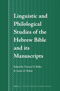 Front cover_Linguistic and Philological Studies of the Hebrew Bible and Its Manuscripts